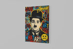 Charlie Chaplin Canvas Schilderij