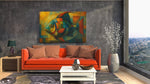Moderne Abstracte Vis Canvas Schilderij