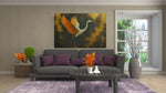Elegante Vogel Canvas Schilderij