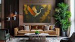 Elegante Vogel Canvas Schilderij
