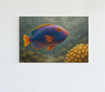 Koraalrif en Vis Canvas Schilderij