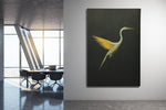 Reiger Vogel Canvas Schilderij
