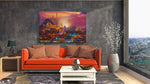 Istanbul Stadgezicht Canvas Schilderij