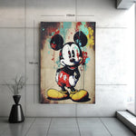 Pop Art Karakter Canvas Schilderij
