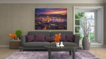 Istanbul Stadspanorama Canvas Schilderij