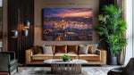 Istanbul Stadspanorama Canvas Schilderij