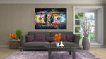Pop Art 100 Dollar Canvas Schilderij