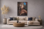 Fantasie Vrouw Canvas Schilderij