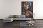 Fantasie Vrouw Canvas Schilderij
