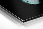 Teal-mintkleurige vlinder – Dibond Schilderij