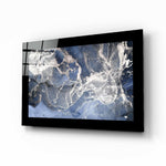 Blauwe Kwarts – Glasschilderij