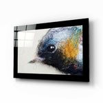 Schattige Vogel – Glasschilderij