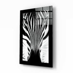 Zebra in Tegenlicht – Glasschilderij