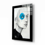 Blauwe Visie – Glasschilderij