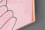 Pop Tongue Kiss Glass Wall Art