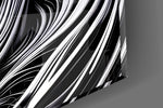 Spiral Scream Glass Wall Art