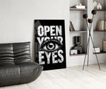 Eyes Open Your Glass Wall Art