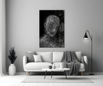 Tangled Threads Portrait Glass Wall Art