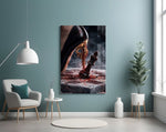 Stiletto Checkmate Chess King Glass Wall Art