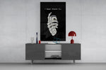 Vitamin Cash Skeleton Hand Money Glass Wall Art