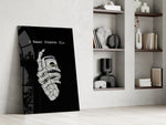 Vitamin Cash Skeleton Hand Money Glass Wall Art