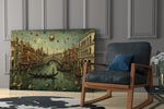 Venice Grand Canal Bosch Style Glass Wall Art