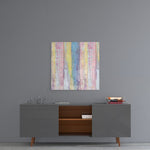Wooden Patterned Glass Wall Art
