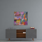 Abstract Art Glass Wall Art