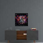Mechanical Tiger Glass Wall Art
