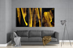 Yellow Touch Glass Art