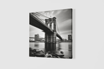 Manhattanbrug – Modern Canvas Schilderij – Vierkante Canvas Wandkunst