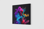 Kleurrijke Rook – Vierkante Canvas Wandkunst