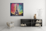 Eiffeltoren in Parijs – Ontwerp 2 – Canvas Schilderij als Wanddecoratie