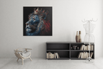 Leeuwenkoning – Ontwerp 2 – Canvas Decoratie voor de Wand