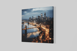New Yorkse Stad – Ontwerp 2 – Canvas Schilderij als Wanddecoratie