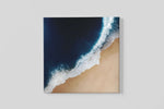 Golven en Stilte – Vierkante Canvas Wanddecoratie – Canvas Wanddecoratie in Vierkante Vorm