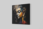 Boeddha – Vierkant Canvas Kunstwerk voor het Interieur