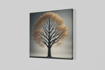 Eenzame Boom – Vierkante Canvas Wanddecoratie – Canvas Schilderij als Wanddecoratie