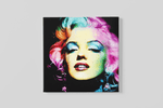 Marilyn Monroe – Ontwerp 3 – Vierkant Canvas Schilderij voor de Wand