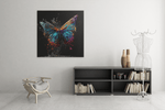 Gekleurde Vlinder – Canvas Decoratie voor de Wand