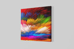 Kleurrijke Abstractie – Ontwerp 3 – Vierkant Canvas Kunst voor de Muur