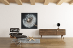 Paardenbloem – Canvas Wanddecoratie in Vierkante Vorm