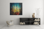 Abstracte Kunst – Vierkante Canvas Wanddecoratie – Canvas Decoratie voor de Wand