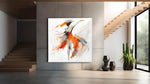 Vrouw in Ritme – Vierkante Canvas Wanddecoratie – Canvas Wandkunst in Vierkante Uitvoering