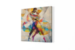Liefde in Ritme – Modern Canvas Schilderij – Vierkant Canvas Schilderij voor de Wand