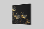 Bloemen Elegantie – Vierkante Canvas Wandkunst