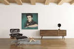 Elvis Presley – Vierkante Canvas Wanddecoratie – Canvas Schilderij als Wanddecoratie