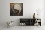 Yin en Yang – Ontwerp 2 – Modern Canvas Schilderij – Vierkant Canvas Kunstwerk voor het Interieur
