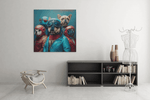 Coole Honden – Canvas Schilderij als Wanddecoratie
