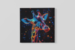 Giraffe – Canvas Wanddecoratie in Vierkante Vorm